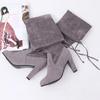 Thick Sole Knitted Long Boots for Women Fashion Elastic Socks Shoes Boots Over Knee Heels Botas De Mujer 2024 Pointed High Heels