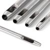 6pcs Leather Hole Punching Tools Steel Hollow Round Hole Puncher - Sharp, Durable Round Cutters for Watch Bands, Belts, Paper