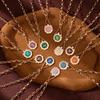 Twelve Constellations Wishing Bottle Necklace Colored Drip Pendant Cat Ear Water Bottle Pendant Design Sense Heavy Industry Sweater Chain Women