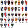 Military Building Blocks Medieval Solider Knights Accessories Shoulder Armor Model Vest Mount Flag Shield Horse Sword Bricks MOC