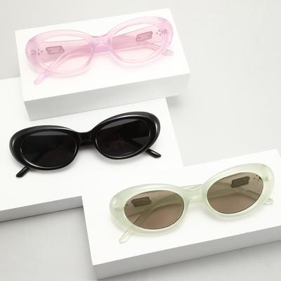 Enkel matchning Gatu fotografi trend Kall vind Solglasögon med UV-skydd för kvinnor Herr GM Kattöga Solglasögon