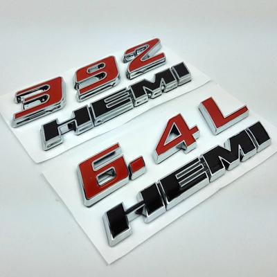 1 pièces 392 6.4L HEMI voiture-style ABS HEMI voiture autocollants emblèmes décorations