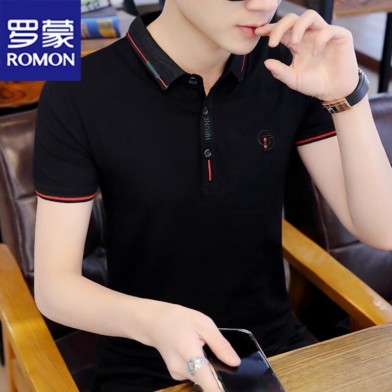 ROMON Men s Summer Business Polo T-shirt 40