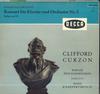 LP Record CLIFFORD CURZON HANS KNAPPERTSBUSC  Brahms Konzert Fur Klavier Und Orch LXT5434 DECCA Germany Classical Used
