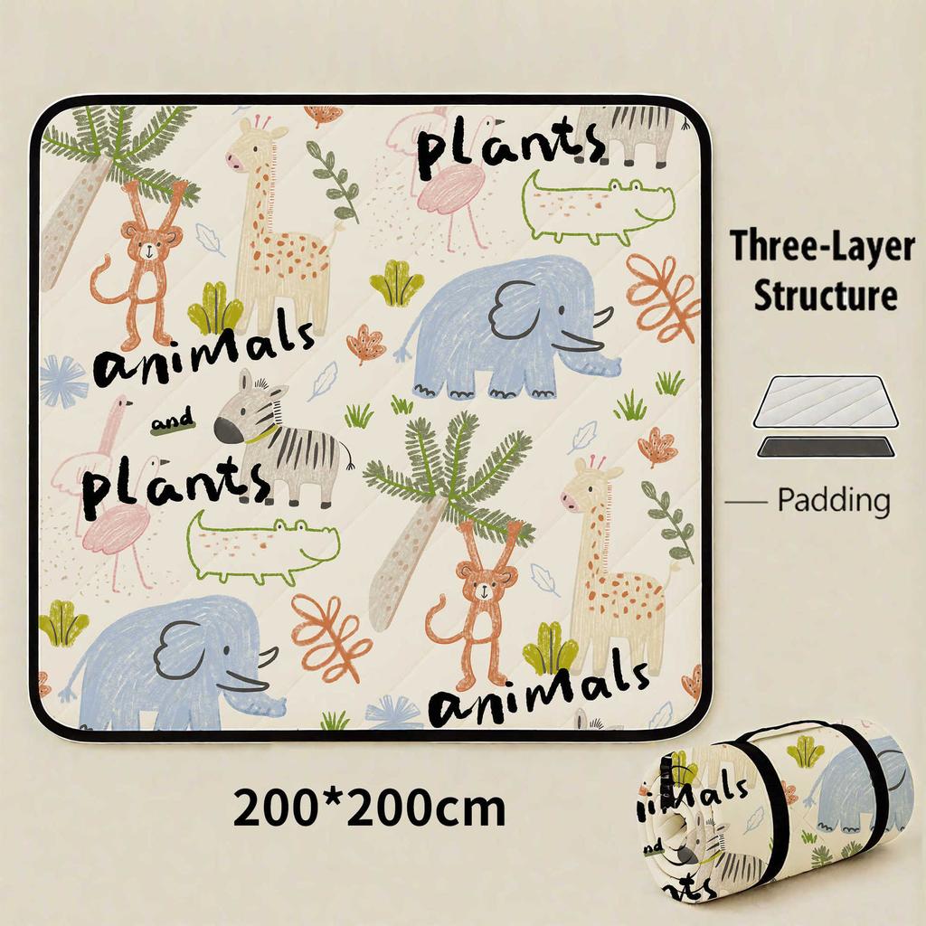 Picnic Mat Moisture-proof Mat Summer Thickened Field Camping Beach Spring Outing Waterproof Mat Floor Mat Outdoor Tent Floor Mat