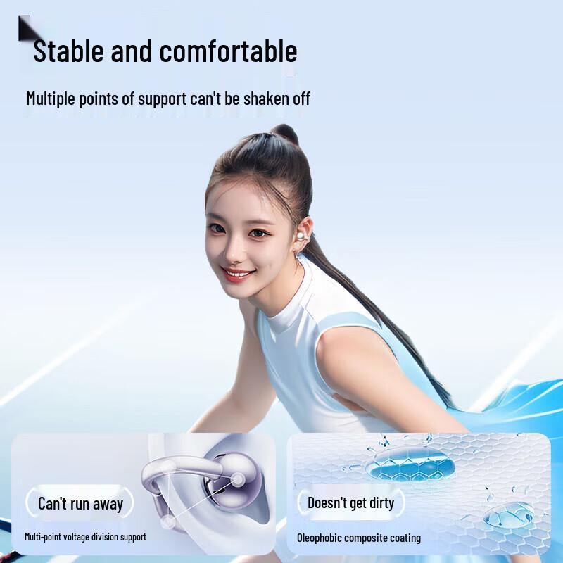 Lenovo TA410 Open-Ear Bone Conduction Bluetooth Headset