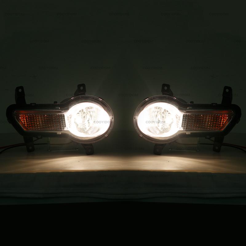 Car Indicator Fog Lamp Front Bumper Fog Lamp Cover Frame For Great Wall Haval X200 Fit For Hover H5 X200 For Car Driver Lamp