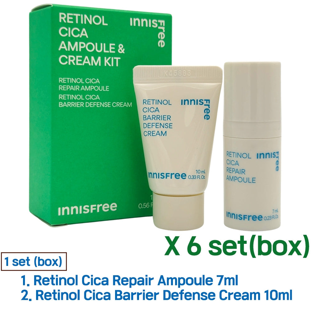 Innisfree Retinol Cica Ampoule & Cream Duo Kit