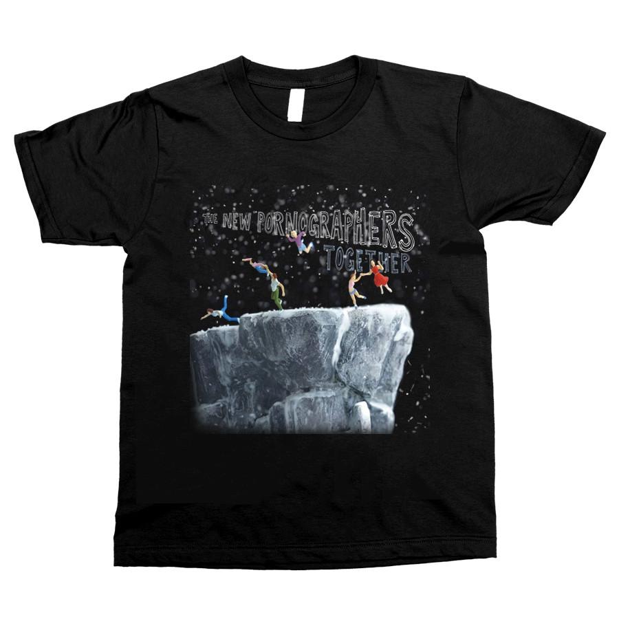 New The New Pornographers Band Together Cotton Black Shirt S to 5XL HM111 Unisex T-Shirt XXL