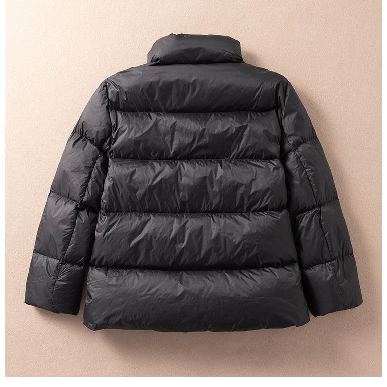 Fashion Short White Down Bread Keep Warm Women Down Jackets Korean Thicken Lightweight Down Parkas