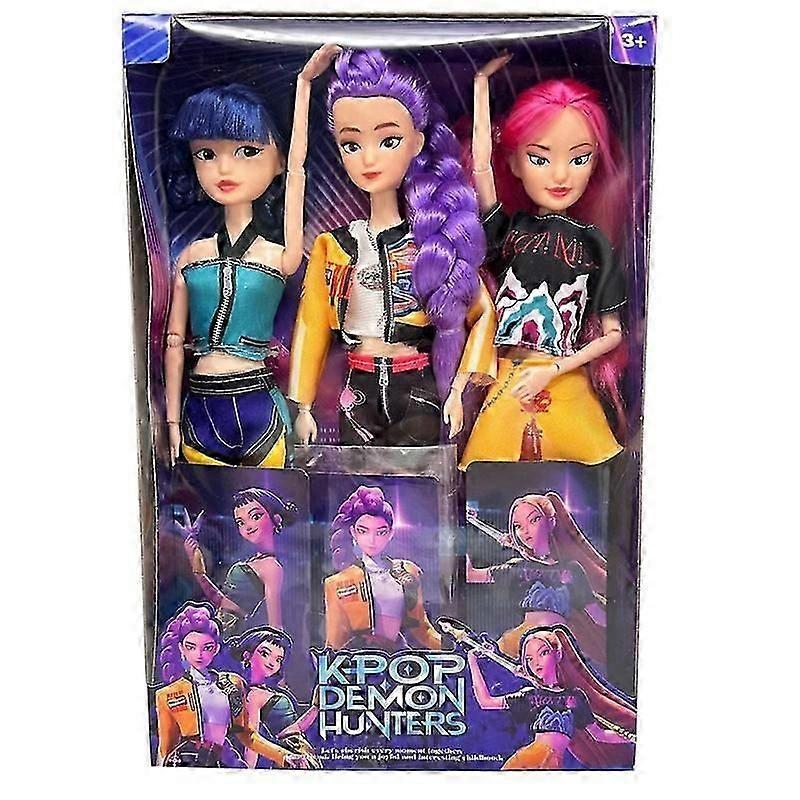 New Anime KPop Demon Hunter Doll Rumi Mira Zoi Vinyl Toy High Appearance Level Girl Birthday Fan Giftp