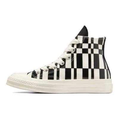 Chuck 70 High Kárované potisky Unisex Tenisky Krémová Volavčí Černá A08764C