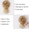 MISS WIG Estensione sintetica per capelli Chignon Chignon disordinato Fascia per capelli ricci Elastico Scrunchy Pezzi di capelli finti per forcine da donna
