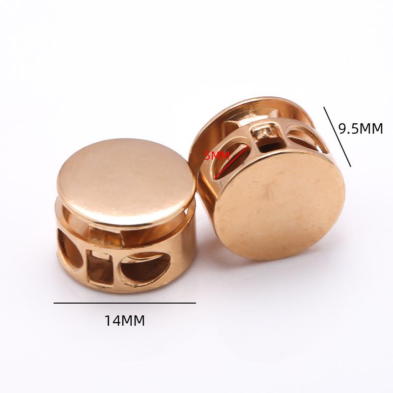 Double Hole Metal Spring Buckle for Hat and Trouser Adjustment