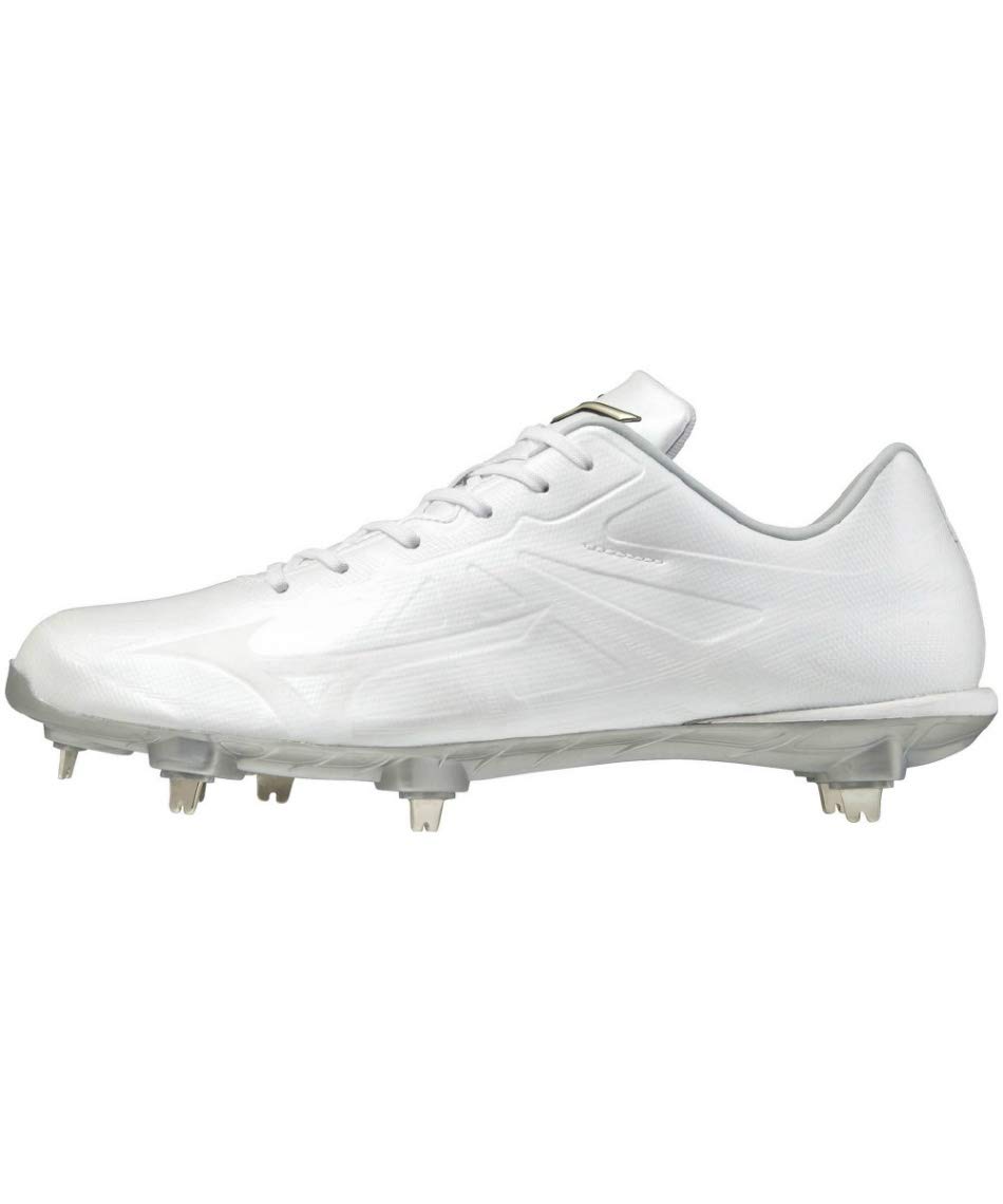 

Mizuno Global Elite Baseball Metal Light Revo Elite White Cleats, Lightweight, Fit, Spikes, 11GM211101, miz21ss, 202107-new белый