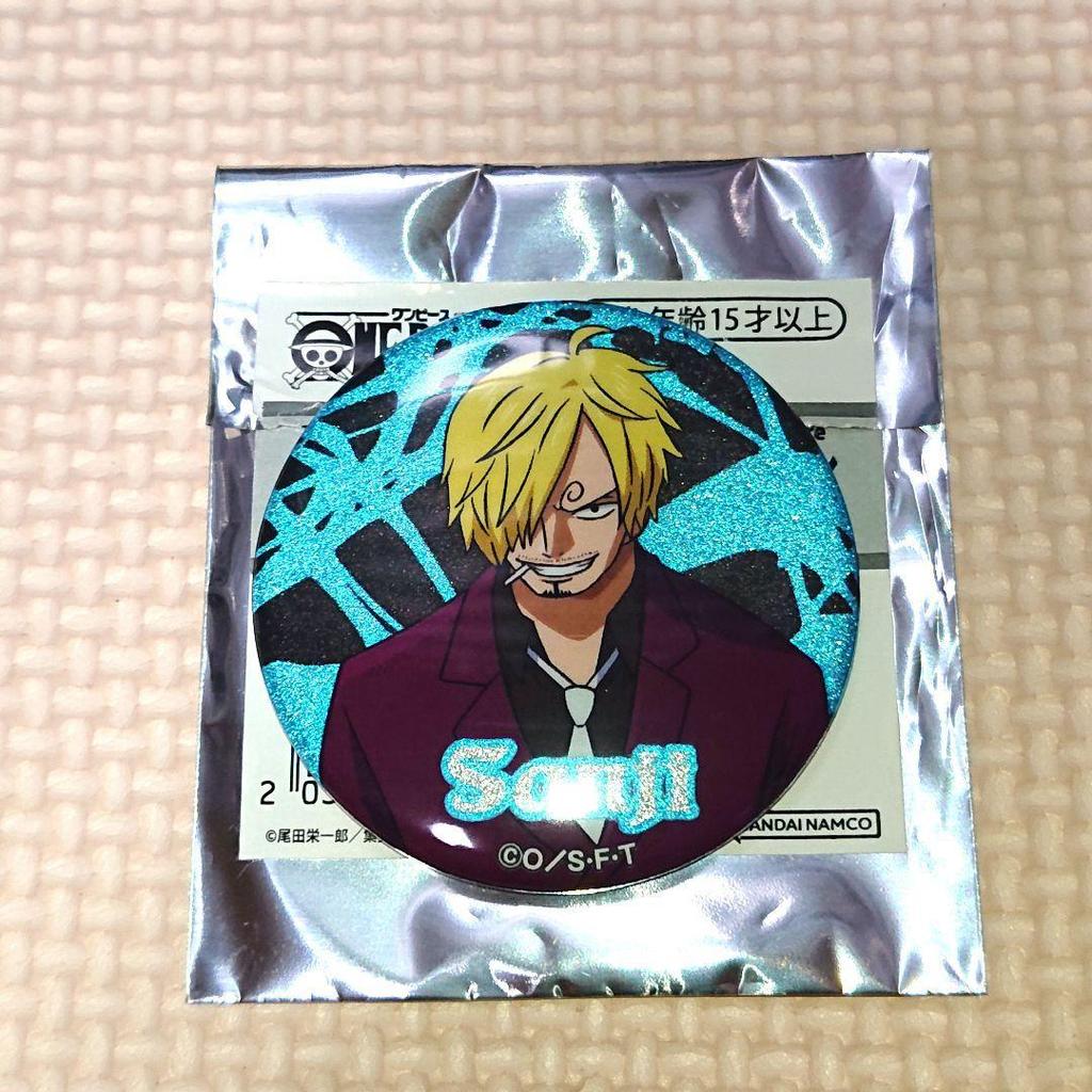 Used Mugiwara Store x Bandai Namco Glitter Can Badge Collection Sanji