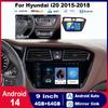 9 Inch Car Stereo Radio Android 14 Car Audio with Carplay Android Auto 4+64G Car GPS Navigation for Hyundai I20 2015-2018