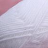 50g Milk Cotton Yarn Cotton Chunky Hand-woven Crochet Knitting Wool Yarn Warm Yarn for Sweaters Hats Scarves DIY (White)
