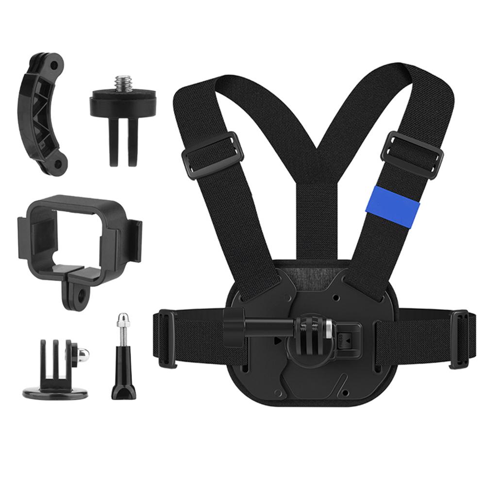 

Нагрудный ремень, ремень на голову для DJI OSMO POCKET 3 Action, регулируемое крепление на грудь для экшн-камеры Gopro/Insta360 Go2/Osmo