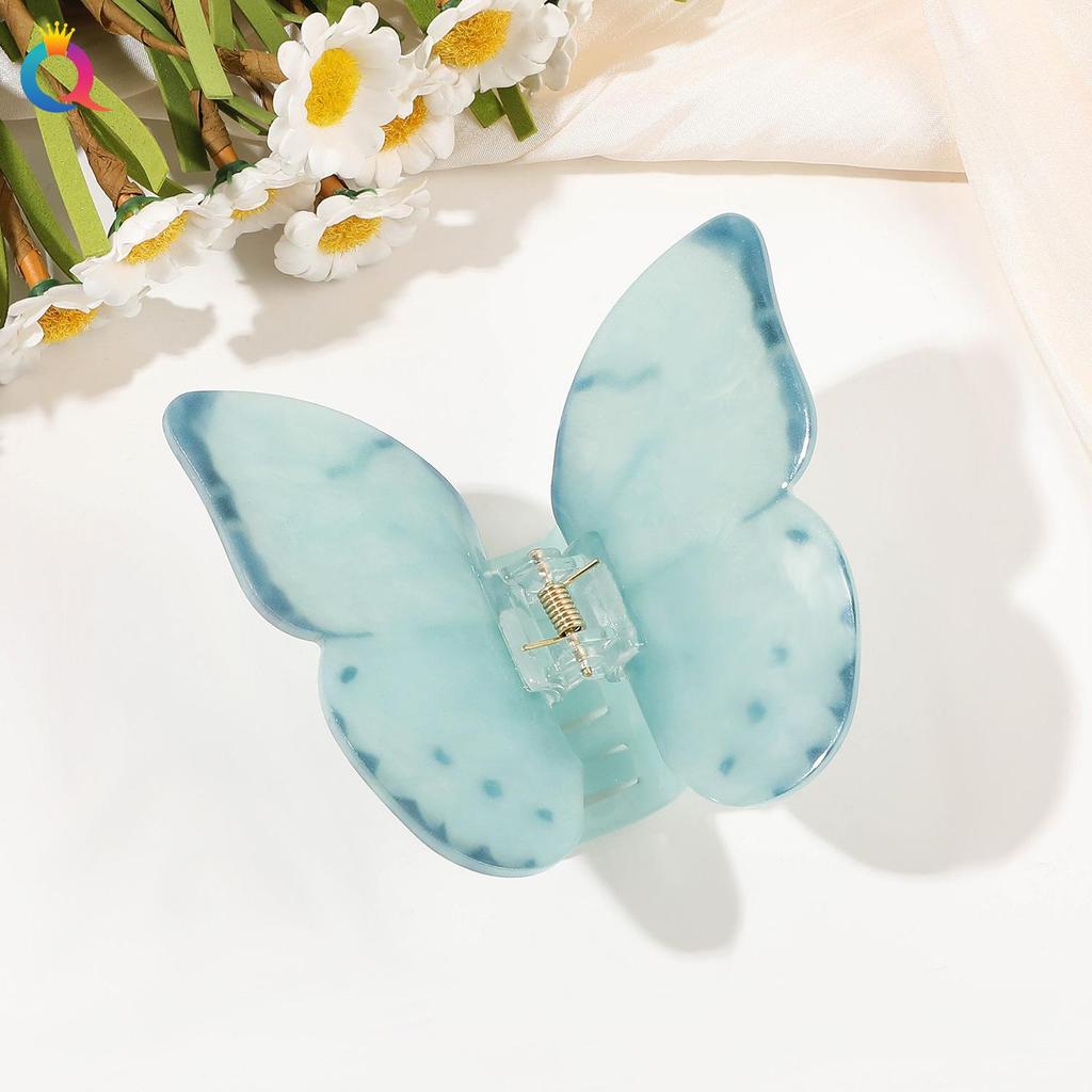 8 Style Transparent Mini Hair Pins Claw Crab Girls Women Barrette Acrylic Butterfly Hair Clips Korean Hair Accessories