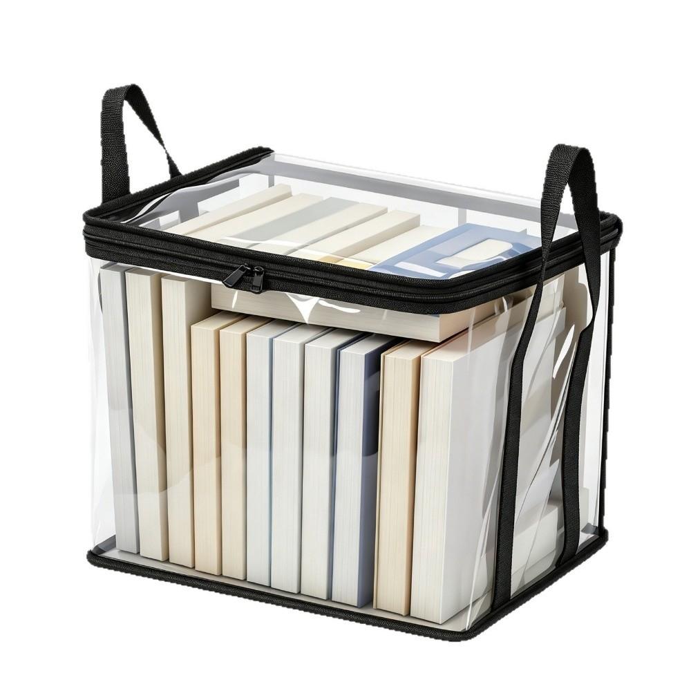 Dust-proof Book Storage Box Large Capacity Travel Toilet Bag Container Underwear Storage Classroom