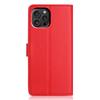 For iPhone 16 Pro Max Wallet Case with Strap/Multiple Card Slots Solid Color Leather Stand Phone Cover