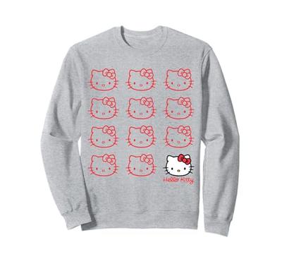Hello Kitty US Design Face Sweatshirt