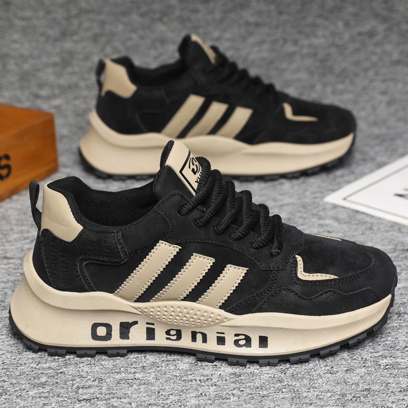 Retro Light Luxury Trendy Thick-soled Non-slip, Light and Comfortable Dad Shoes Trendy Sports and Leisure Shoes
