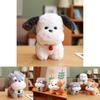 Cute Puppy Plush Toy Realistic Dog Design Soft Short Fur For Kids Birthday Gift