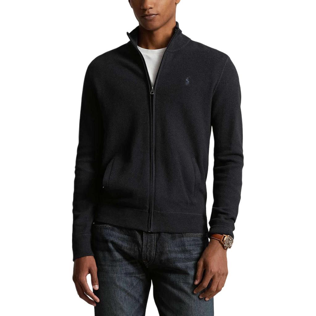 Polo Ralph Lauren FW25 Ribbed Half-Zip Cotton Long Sleeve Knit Sweater Men sweater 710P07395-003