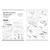Laser Cutting DIY 3D Wooden Puzzle  Assembly Kit Running  Rubber Band Gun for Child Gift
