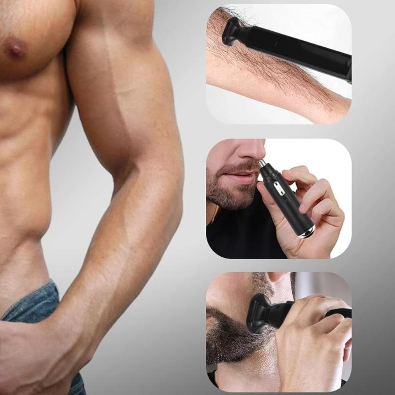 Nastavitelný odstraňovač chloupků na zádech s prodlužovací rukojetí 46 cm a otočnou hlavou o 180° pro hladké oholení