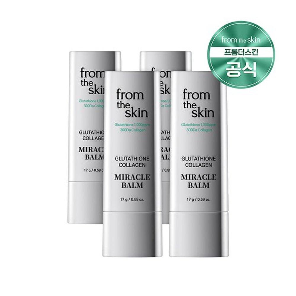

Glutathione Collagen Miracle Balm Tone-up Sun Stick 17g (SPF50+) 4pcs