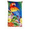 Microfiber Beach Towel Quick Dry Large Tropical Parrot Floral Print Portable Bath Pool Travel