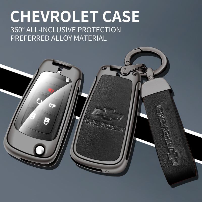 AABHO1 Slitina Kryt Pouzdro na Klíčenku dálkového ovládání auta Pro Chevrolet Chevy Malibu Camaro Cruze Traverse Spark Equinox Sonic Volt Bolt Příslušenství