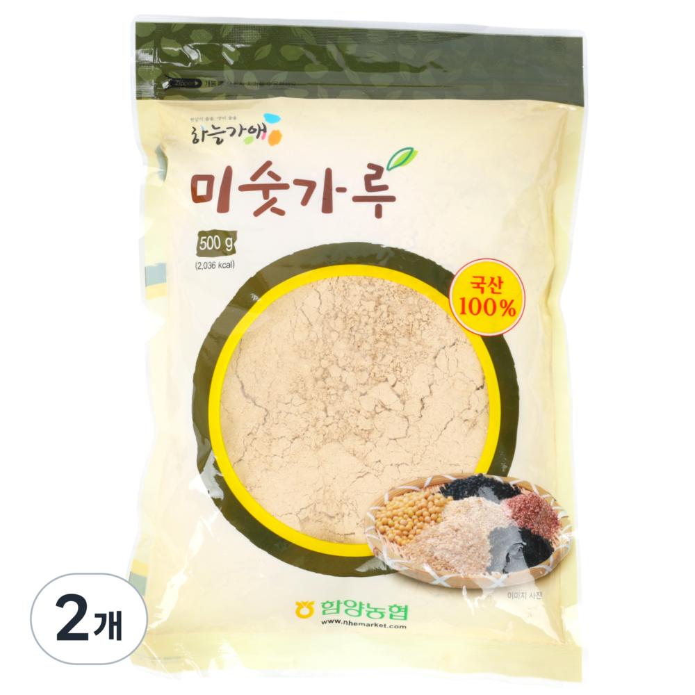 Hamyang Nonghyup Haneulgaae Domestic Misugaru 500g 2 pcs Ingredients: may be subject to change at the manufacturer’s | 500g 2 pcs