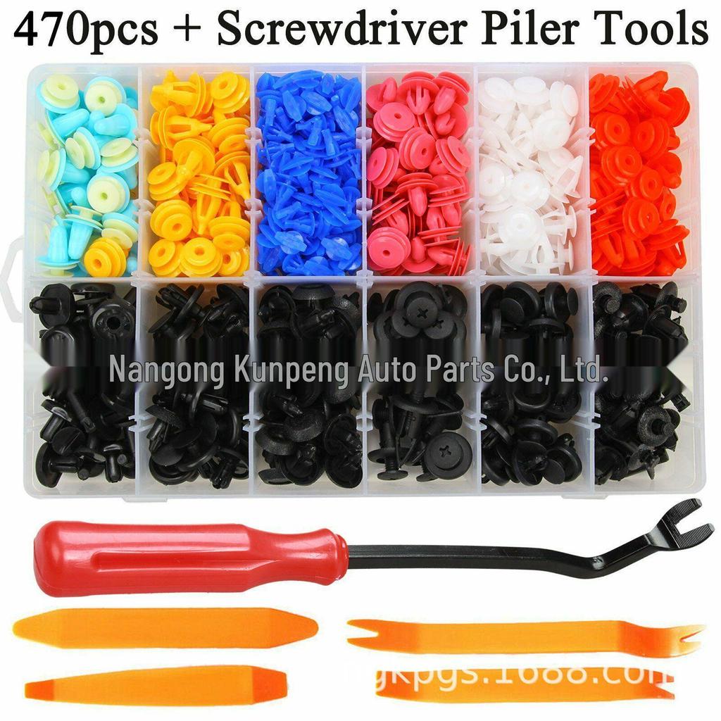470 Stück Toyota Lexus Nylon Nietclip Set - 12 Typen