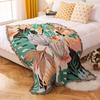 Versatile Ins-Style Line Illustration Blanket: Perfect for Camping, Casual Use, Naps, Throwing, Sofas, Picnics, and Bed Ends.