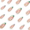 24 Pieces Almond Nail Fake Nail Wear Manicure French Wear Nail Piece Manicure Nails