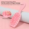 Extended Handle Soft Silicone Shampoo Scalp Hair Massager Hair Washing Comb Shower Brush Bath Spa Massage Brush Beauty Hair Tool