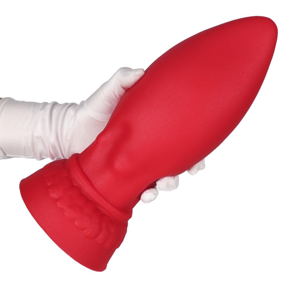Large Soft Silicone Anal Plug for Men Women - Oversized Butt Plug for Deep Stretching, Extra Thick Adult Sex Toy