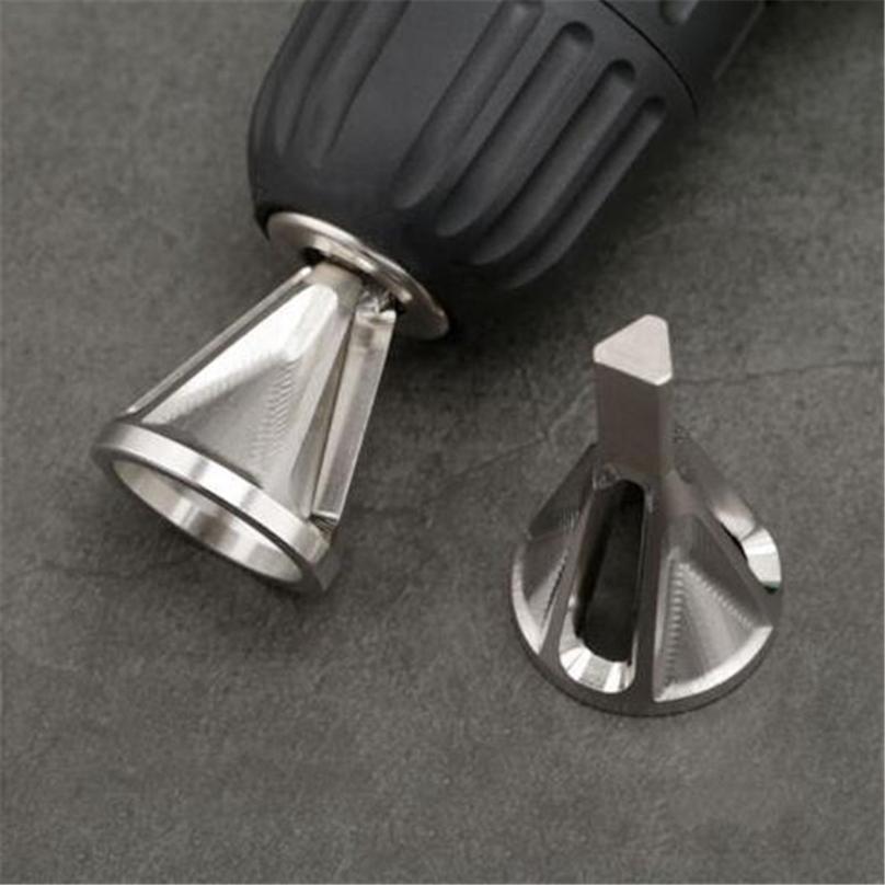 Home Accessories Metal Trimming Deburring CCHmfer Tool Six-slot Chamfering Tool with Silver Triangle Handle
