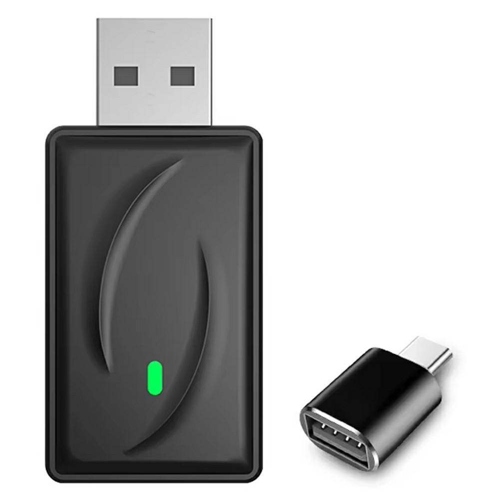 Wireless CarPlay Android Auto 2 In 1 Adapter for Car Navigation USB Dongle