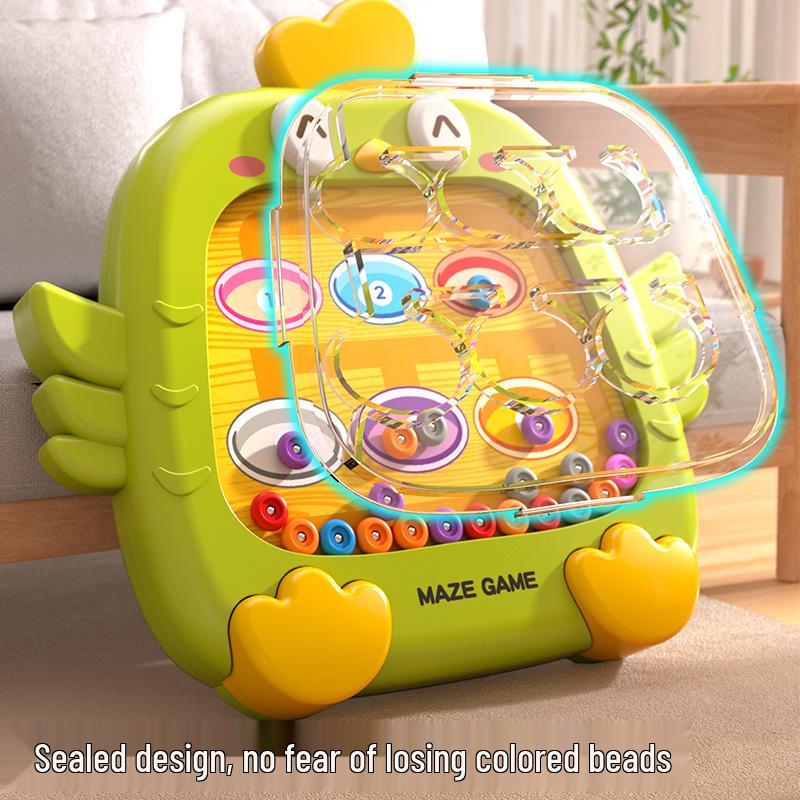Magnetic Bead Maze Toy: Children's Educational Puzzle for Concentration and Number Mastery with Magnetic Pen Control
