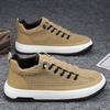 Men's Fleece-Lined Winter Canvas Skate Shoes - Slip-On Casual Soft Sole Sneakers