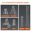 Telescoping Ladder A Frame 13 FT Extension Multi-Function for Homework