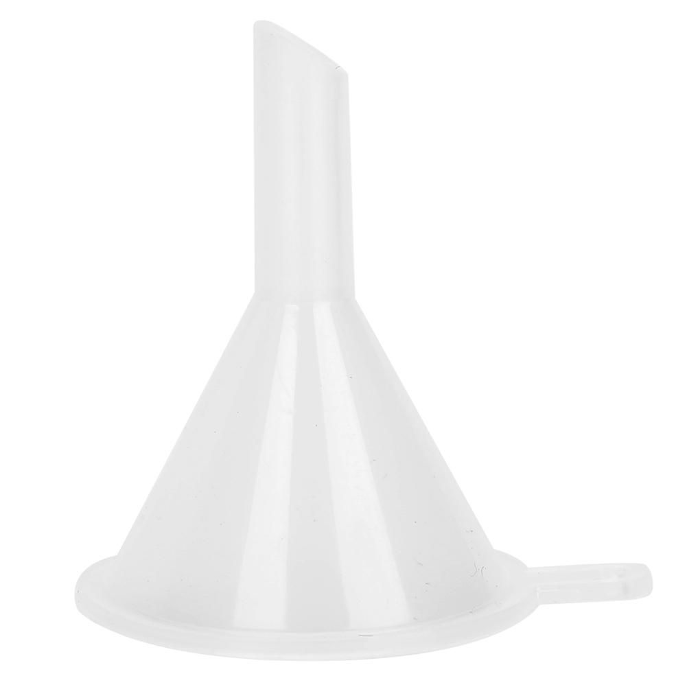 100pcs Small Clear Plastic Funnels Empty Bottle Filling Tools for Cosmetic Liquids Perfume