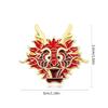 A52E Retro Dragon Badge Unique Designs Brooch Pins for Fashionable Individuals