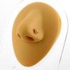 Woman Nose Stud  Stainless Steel Nostril Jewelry, Elegant Cute Nose Screw Hoop Rings, Synthetic Zirconia