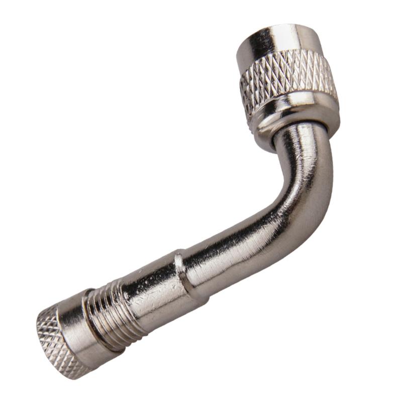 

Балансировочный велосипедный клапан надувная удлинительная трубка 45 ° 90 ° 135 ° надувная насадка для моноцикла удлинительный стержень автомобильный локтевой удлинительный наконечник